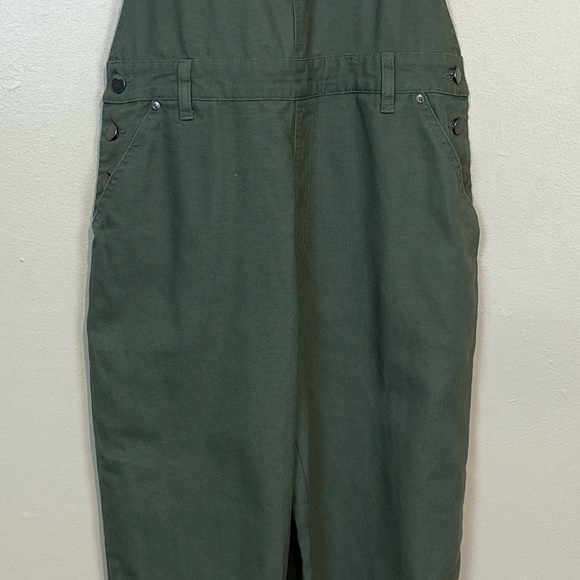 Roxy Eternal Change Green Dungarees Overalls Casual Boho - Picture 7 of 14